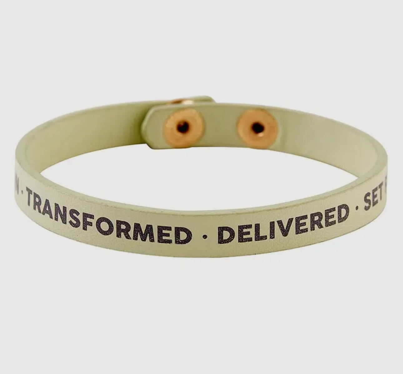 Inspirational Snap Bracelet