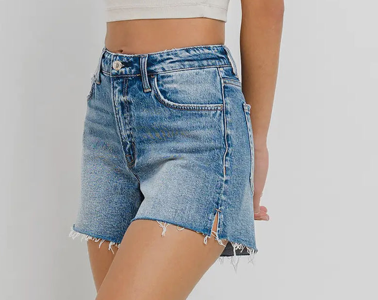 High Rise A Line Shorts