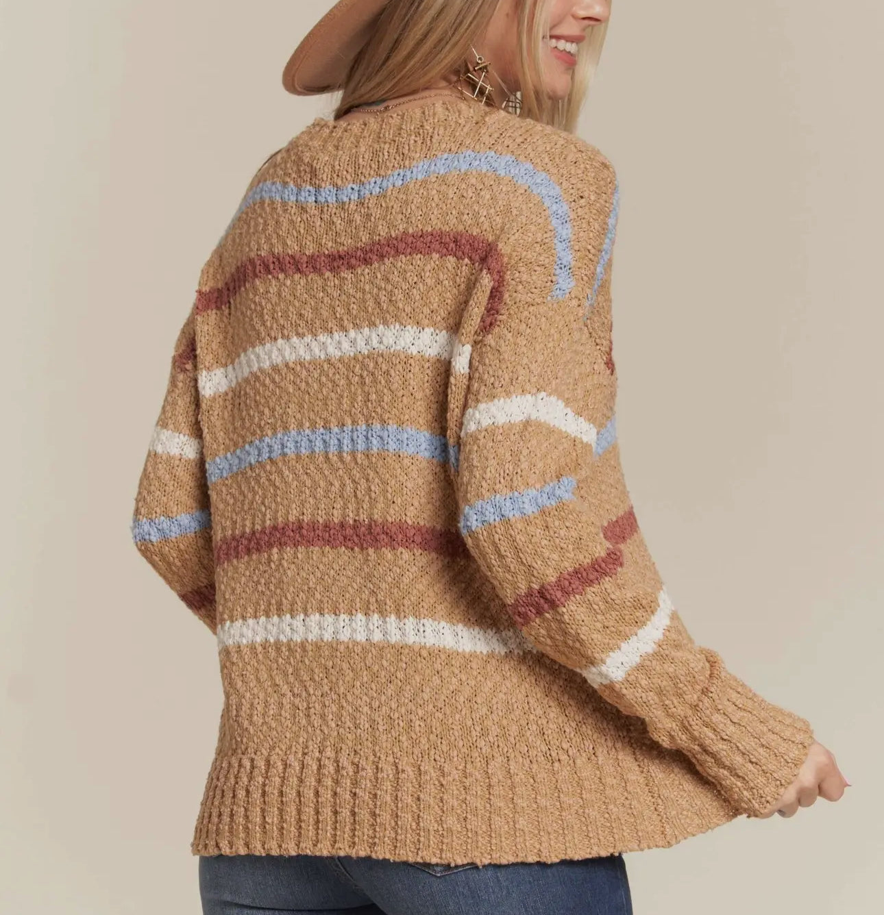 Mustard Multi Stripe Sweater