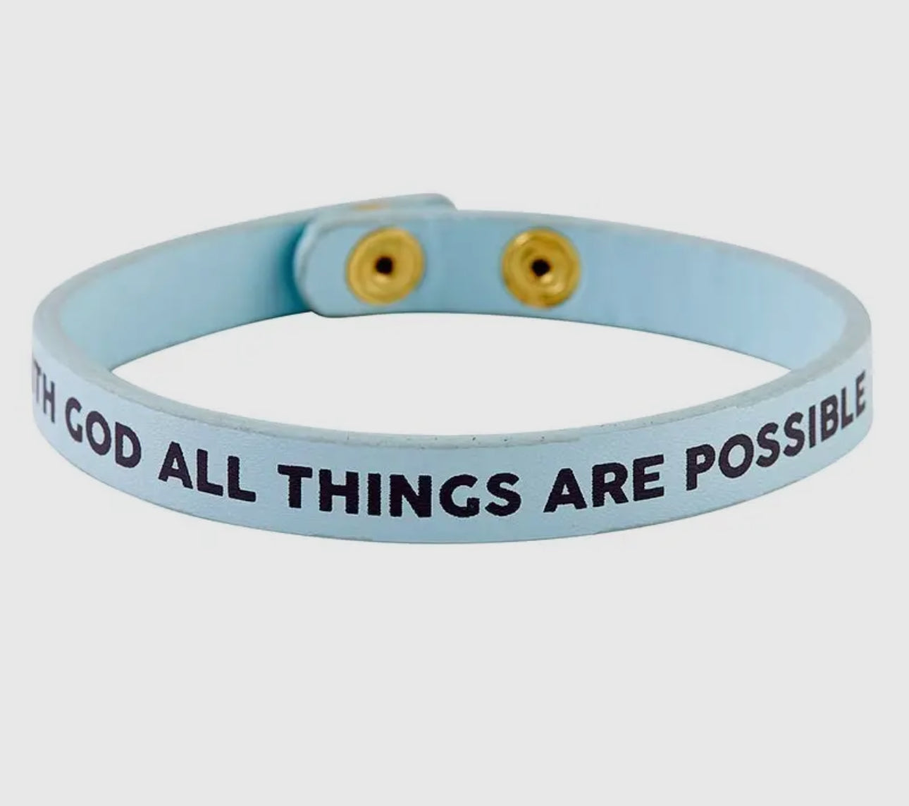Inspirational Snap Bracelet