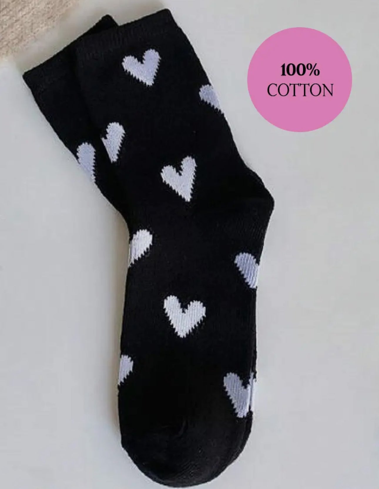 Heart Pattern Casual Socks