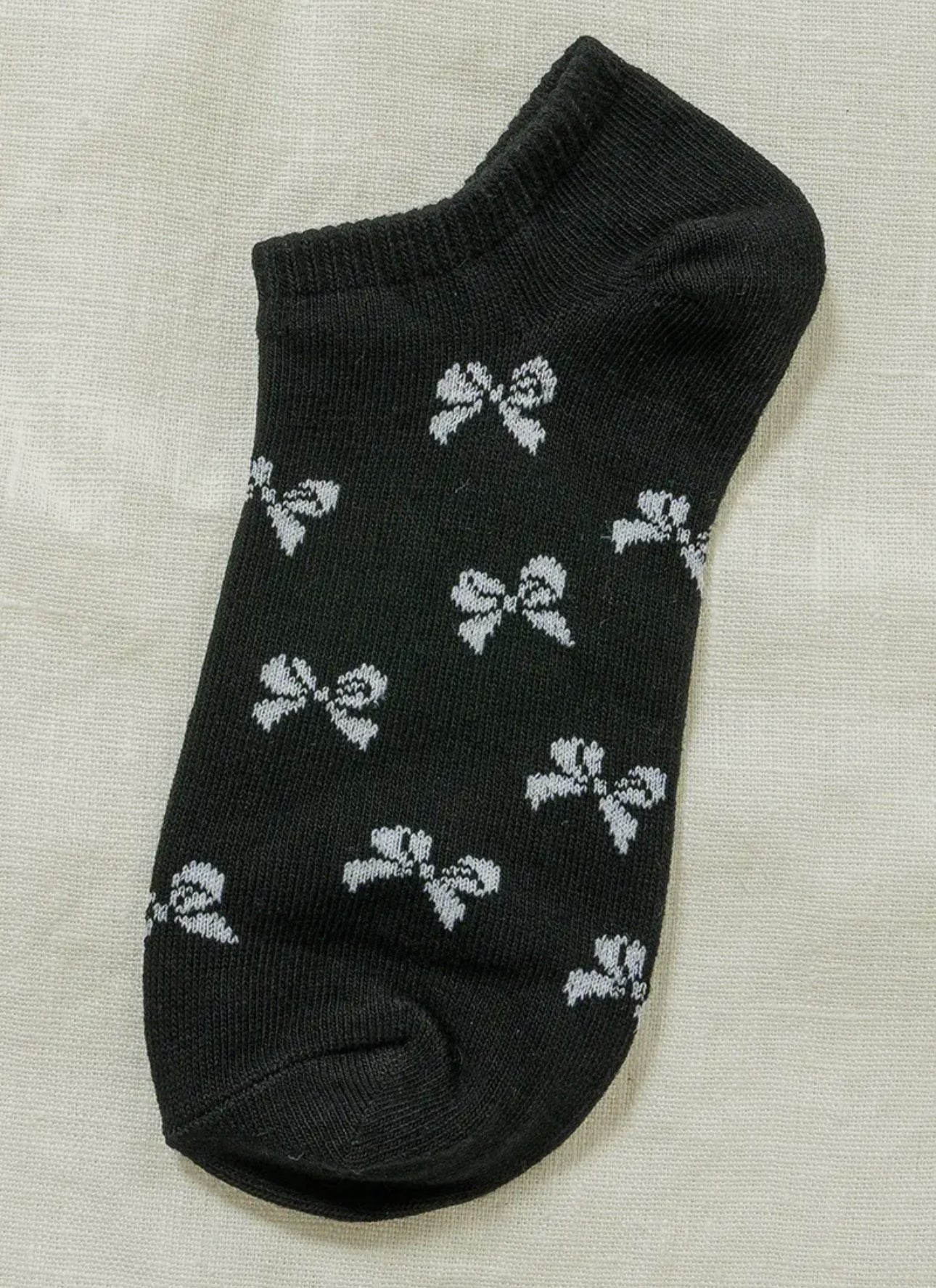 Bow Printed Socks