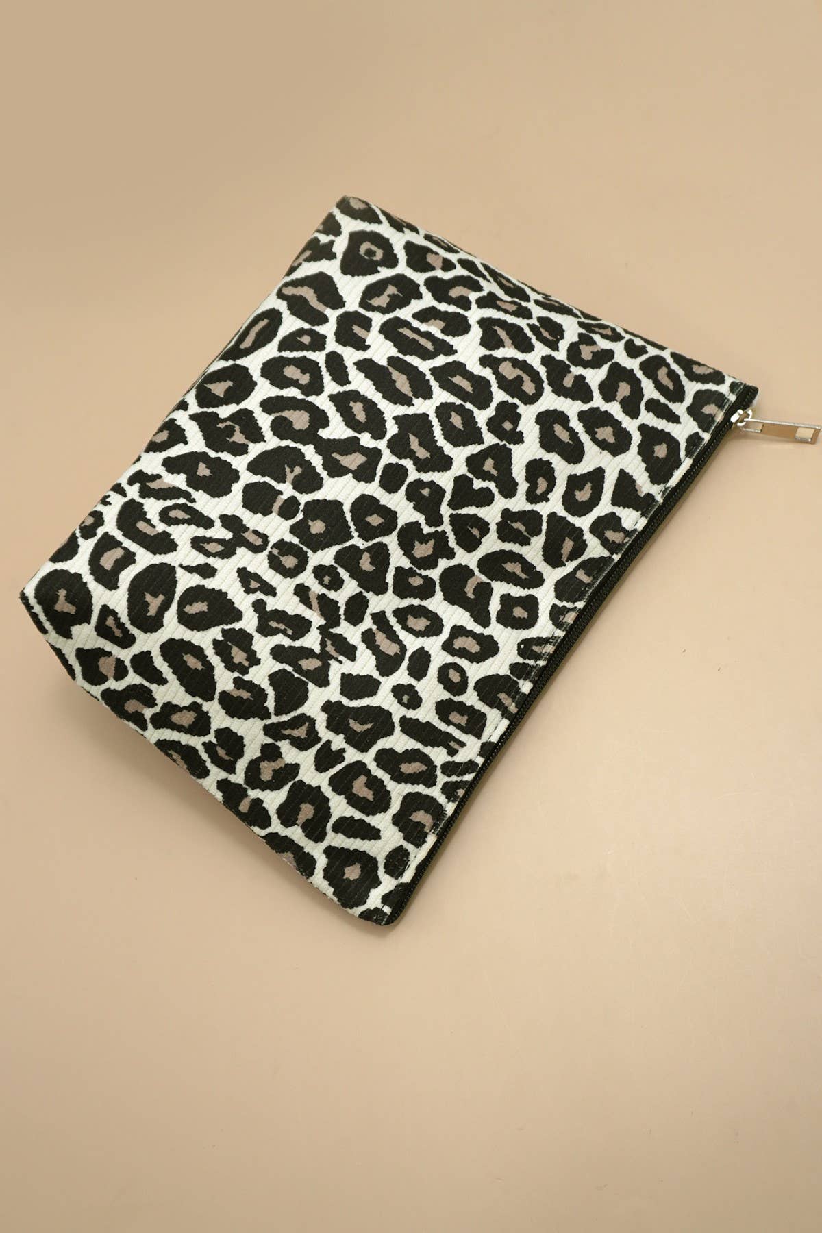 TRAVEL ANIMAL LEOPARD COSMETIC MAKEUP POUCH