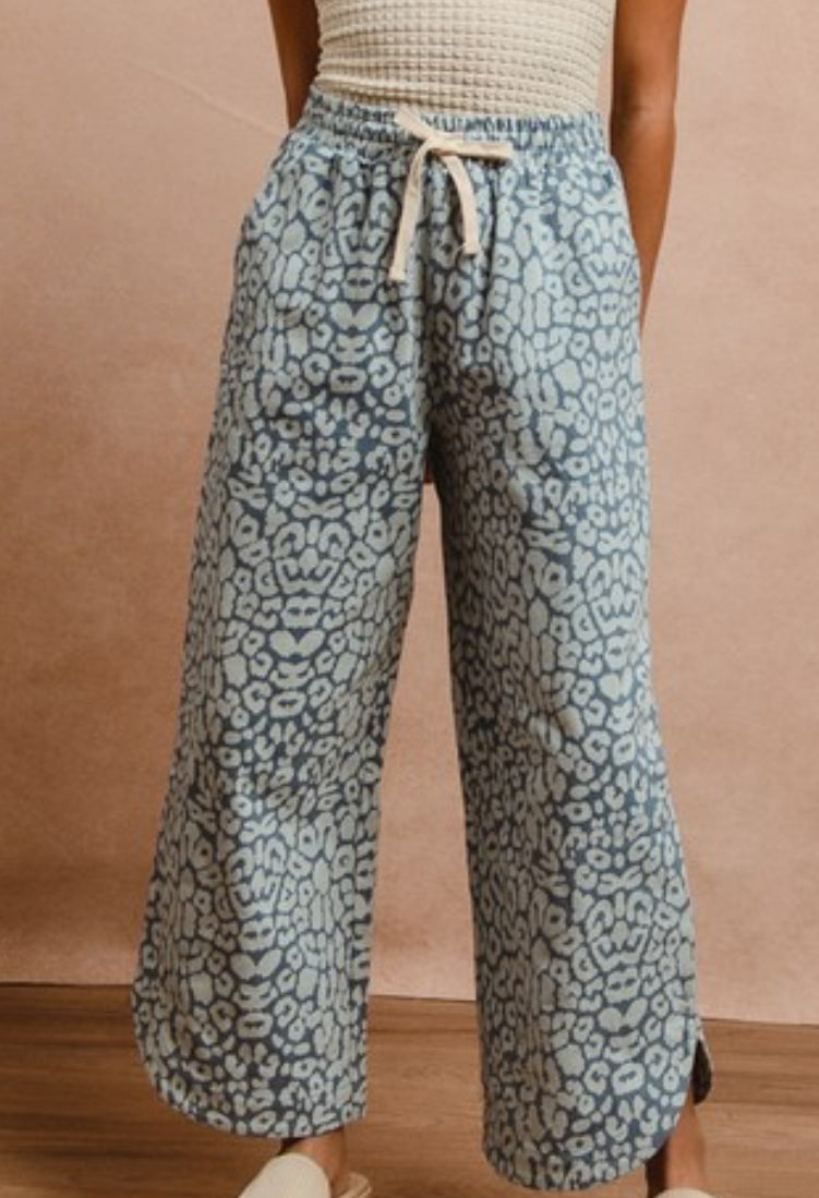 Leopard Denim