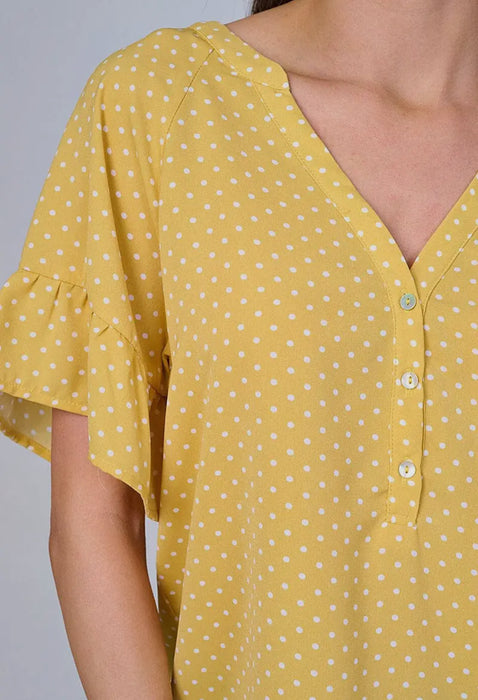 Sunshine Polka Dot Top