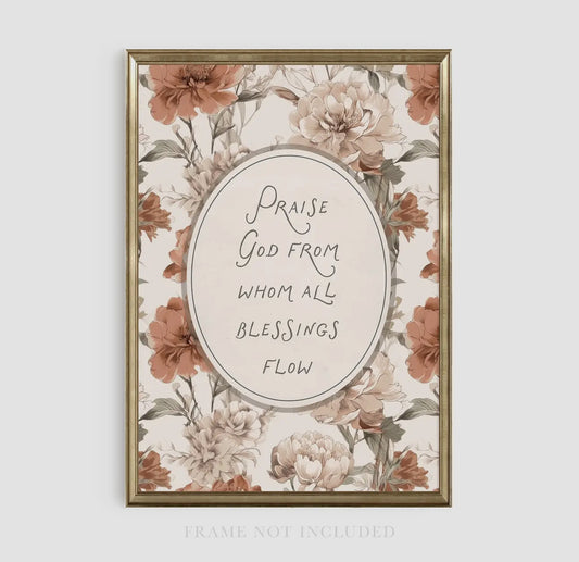 Praise God Christian Wall Art