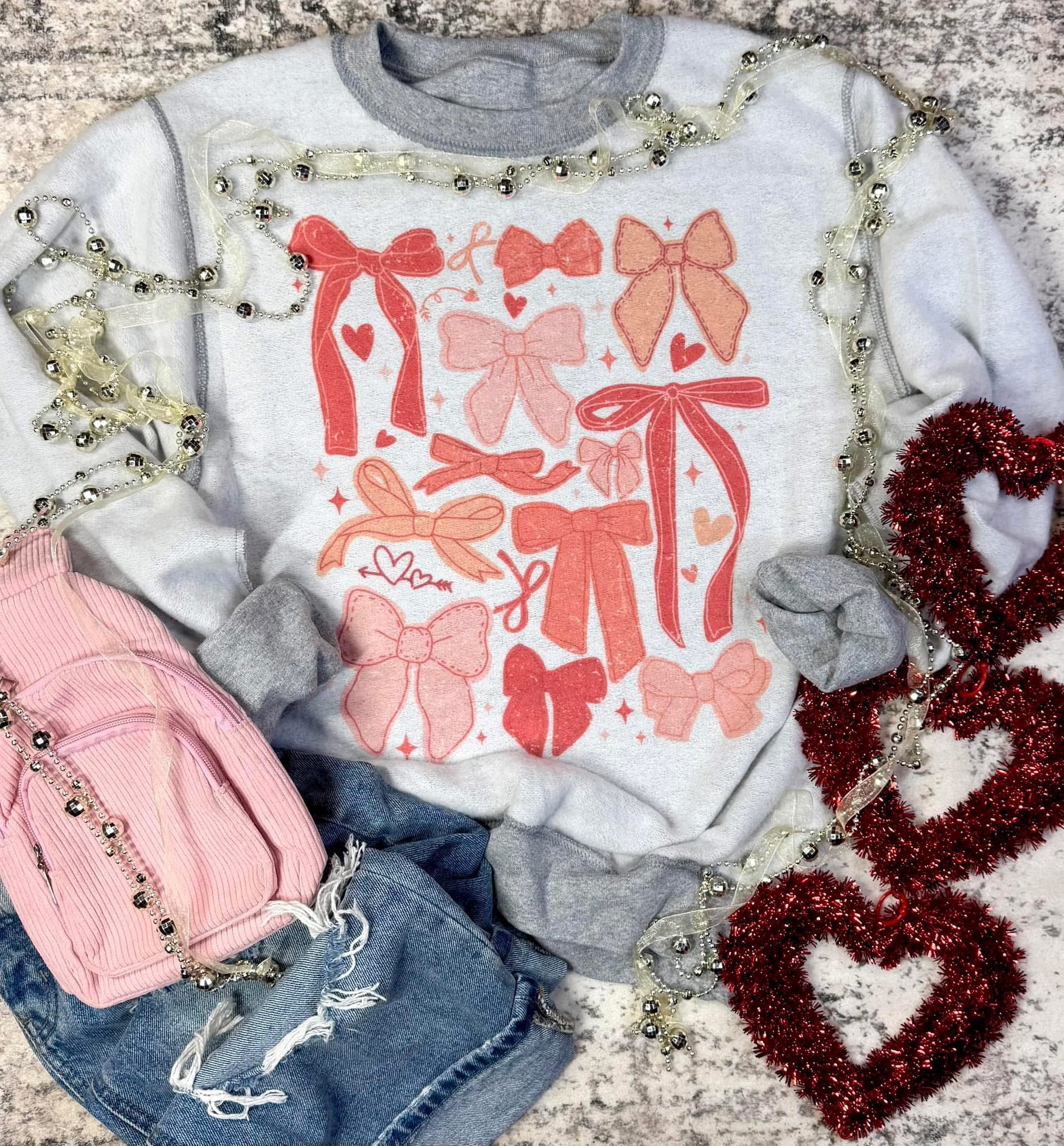 Bow Collage Sweatshirt