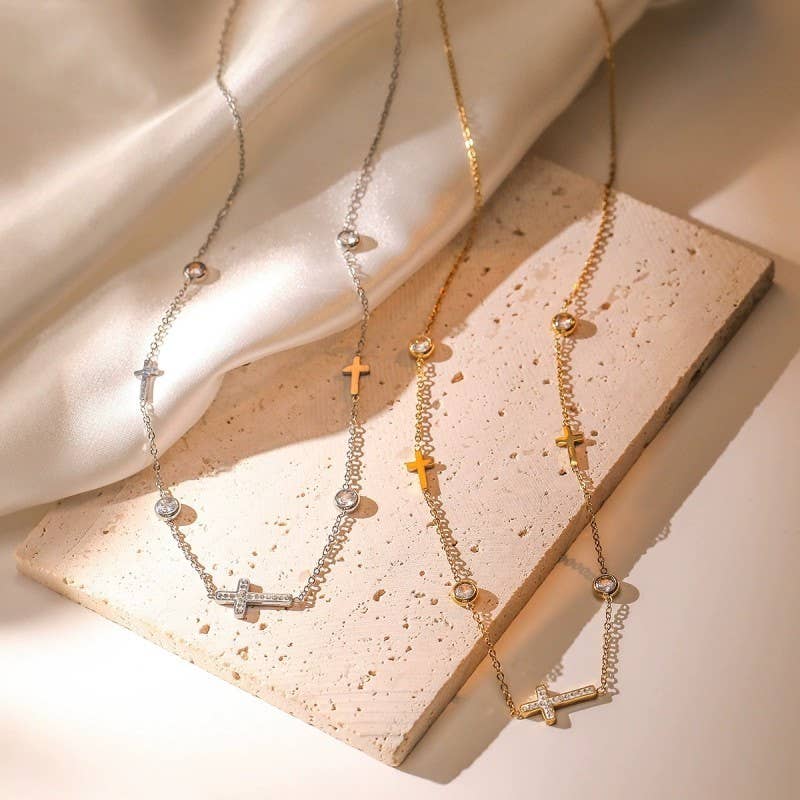 Simple Cross Necklace