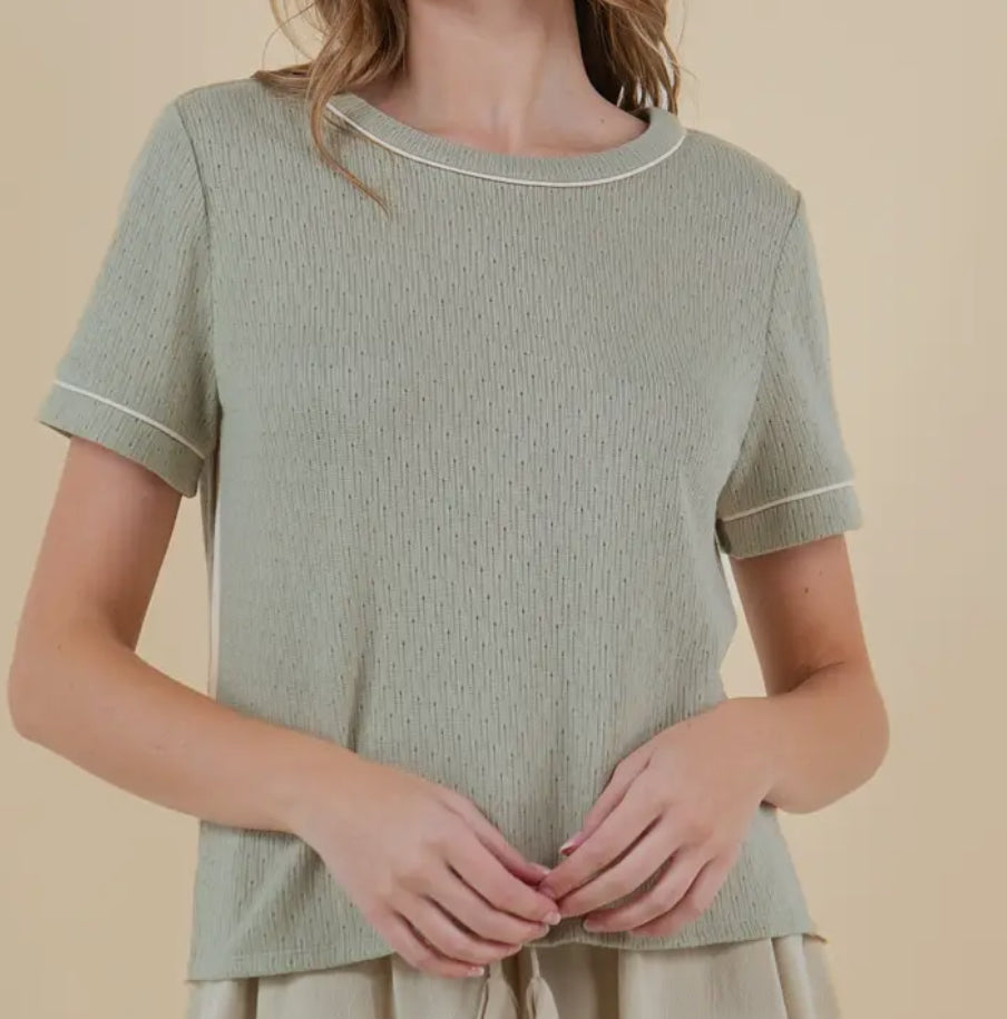 Sage Classic Top