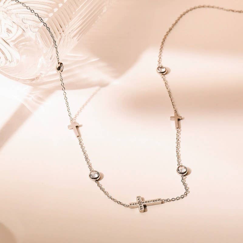 Simple Cross Necklace