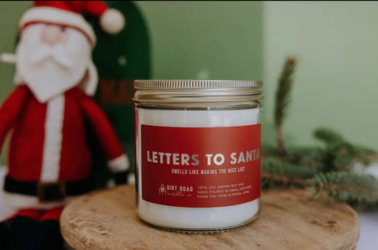Letters to Santa Candle