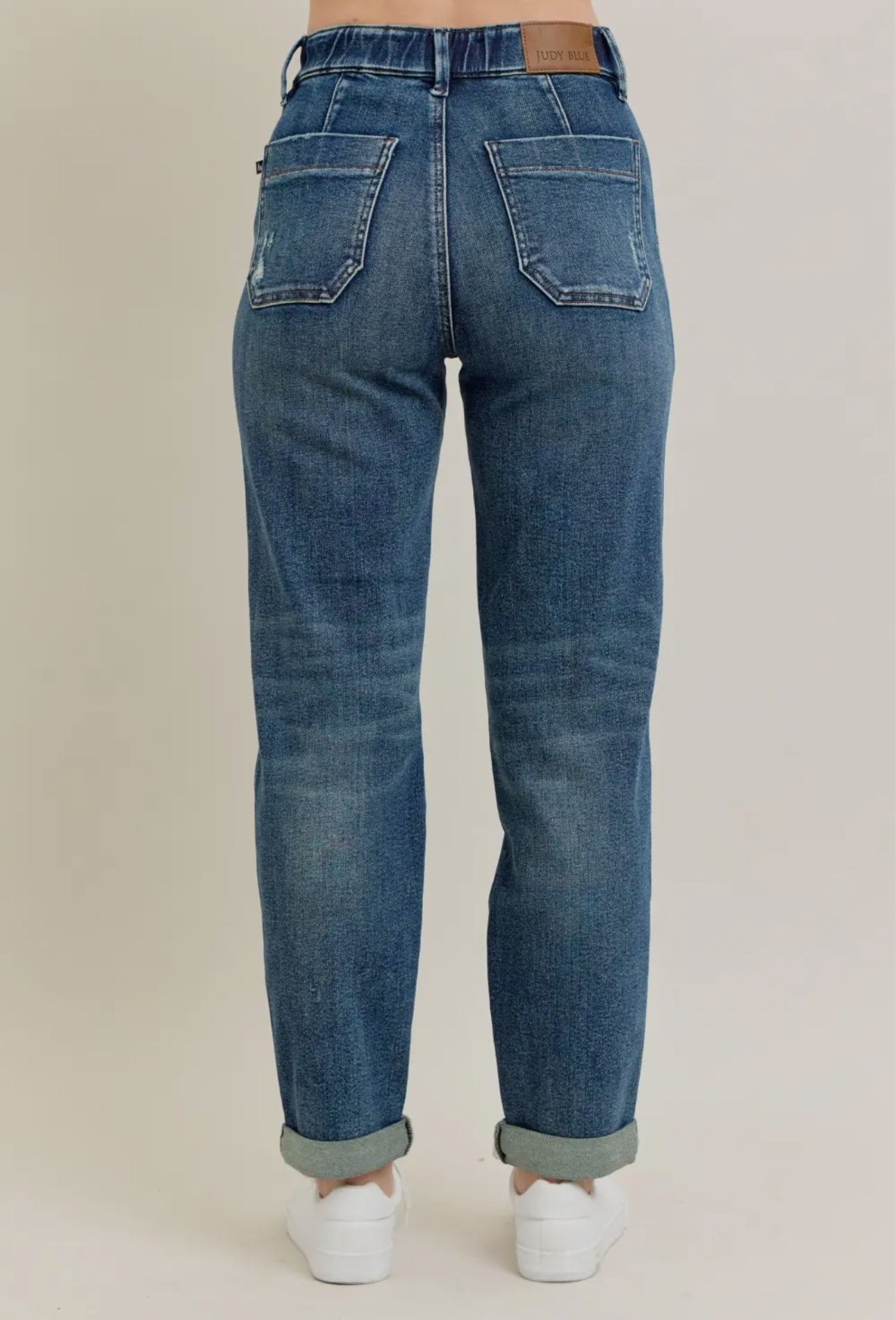 High Waisted Vintage Wash Joggers