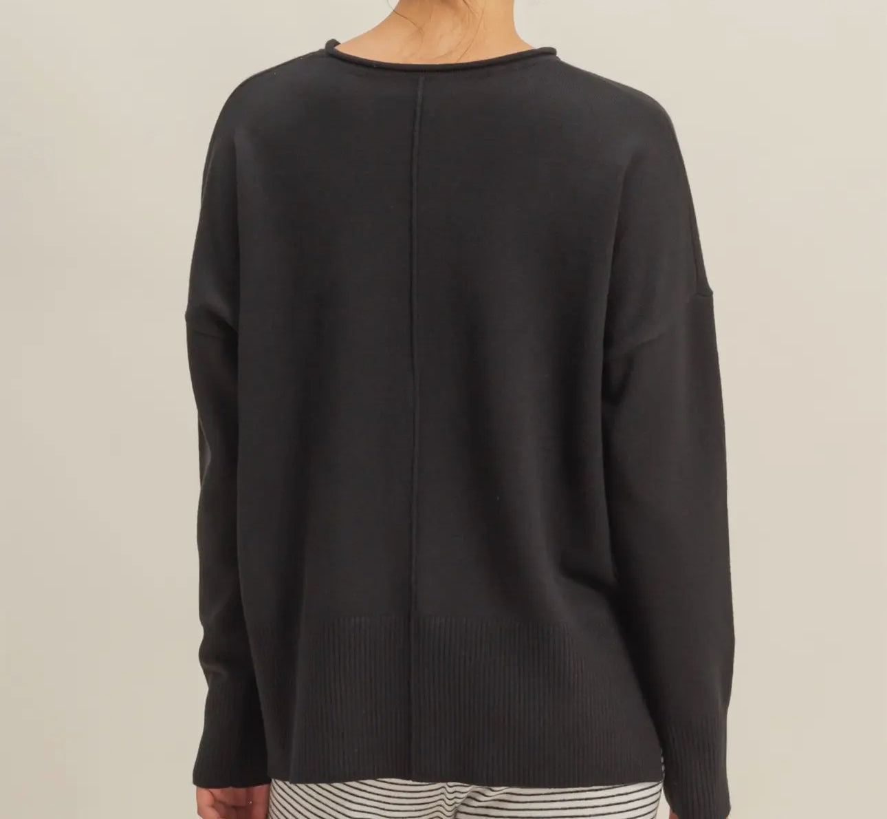 Cozy Classic Black Sweater