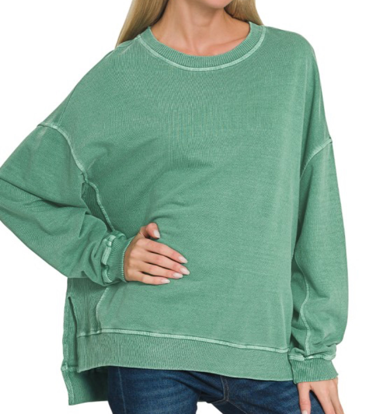 Dark Green Pullover
