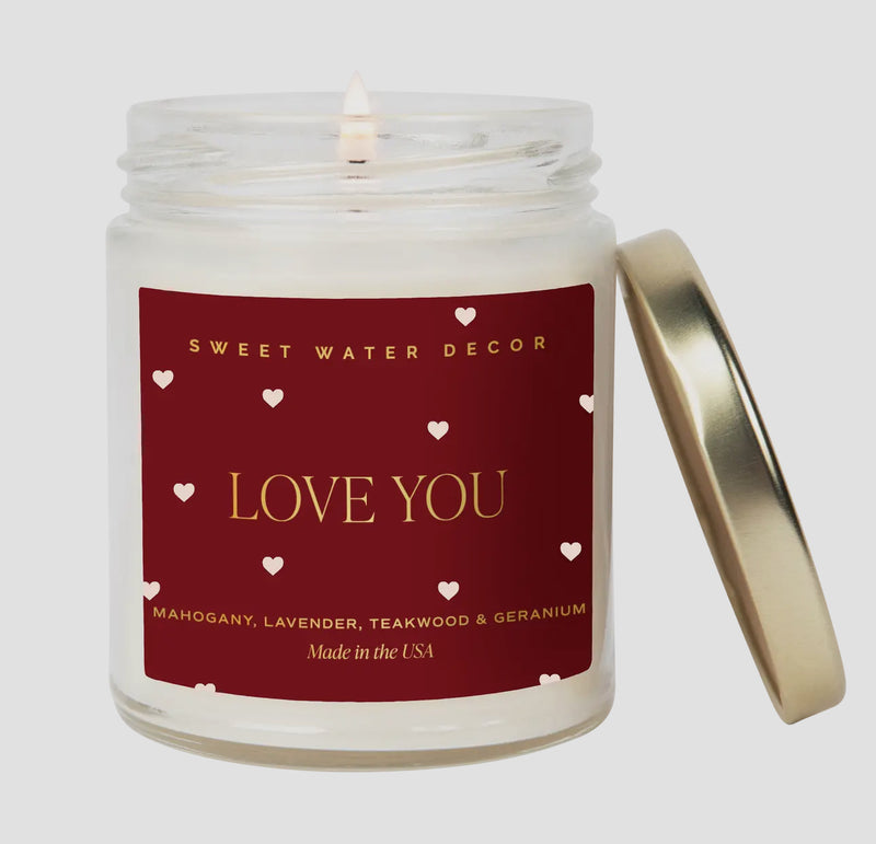Love You - Valentines Day Soy Candle