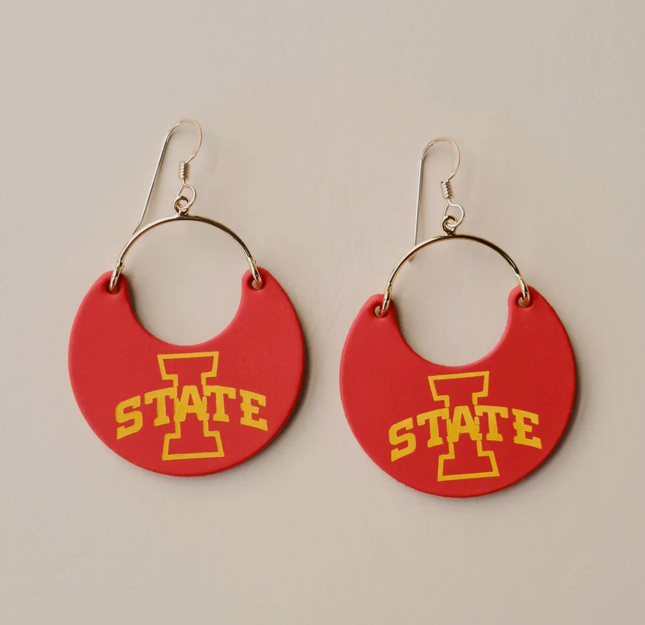 Cyclone Cardinal Earrings