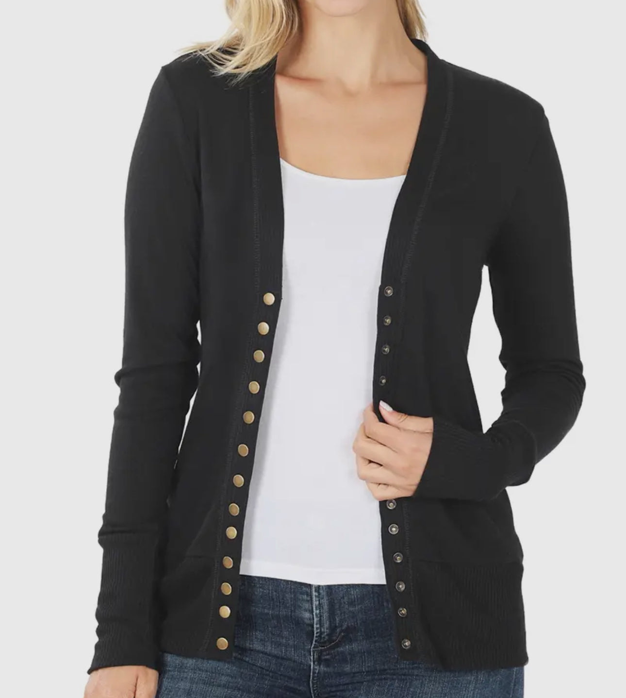 Snap Button Cardigan