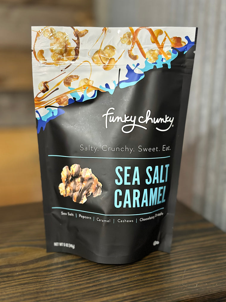 Sea Salt Caramel Chocolate Popcorn