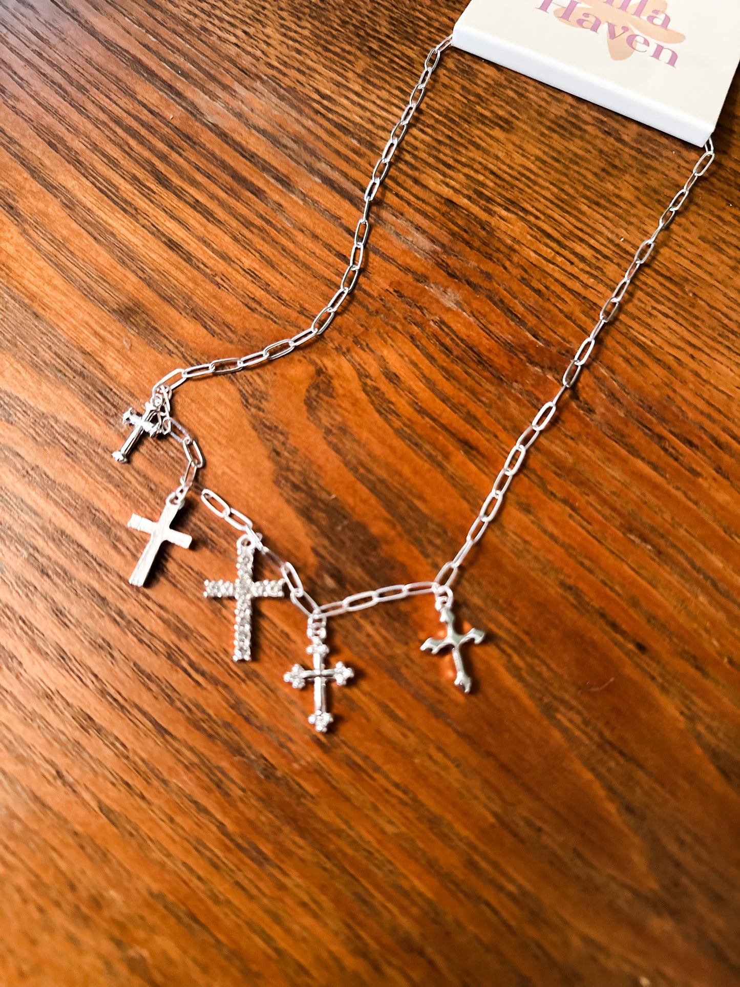 Multi Cross Dainty Necklace