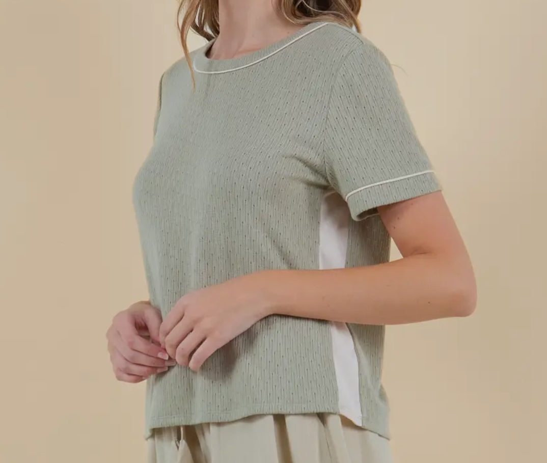 Sage Classic Top
