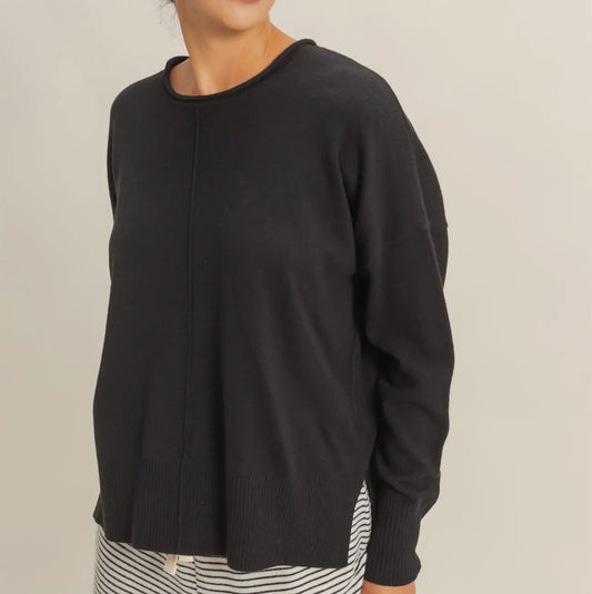 Cozy Classic Black Sweater