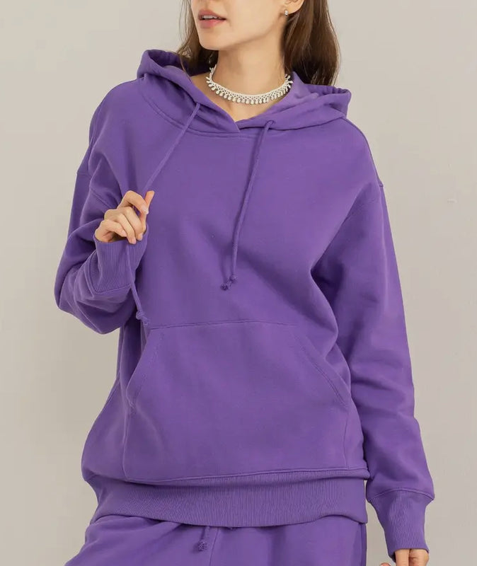 Pretty in Purple Oversized Hoodie