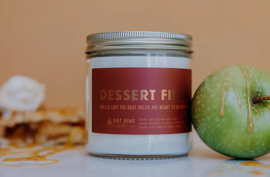 Dessert First Candle