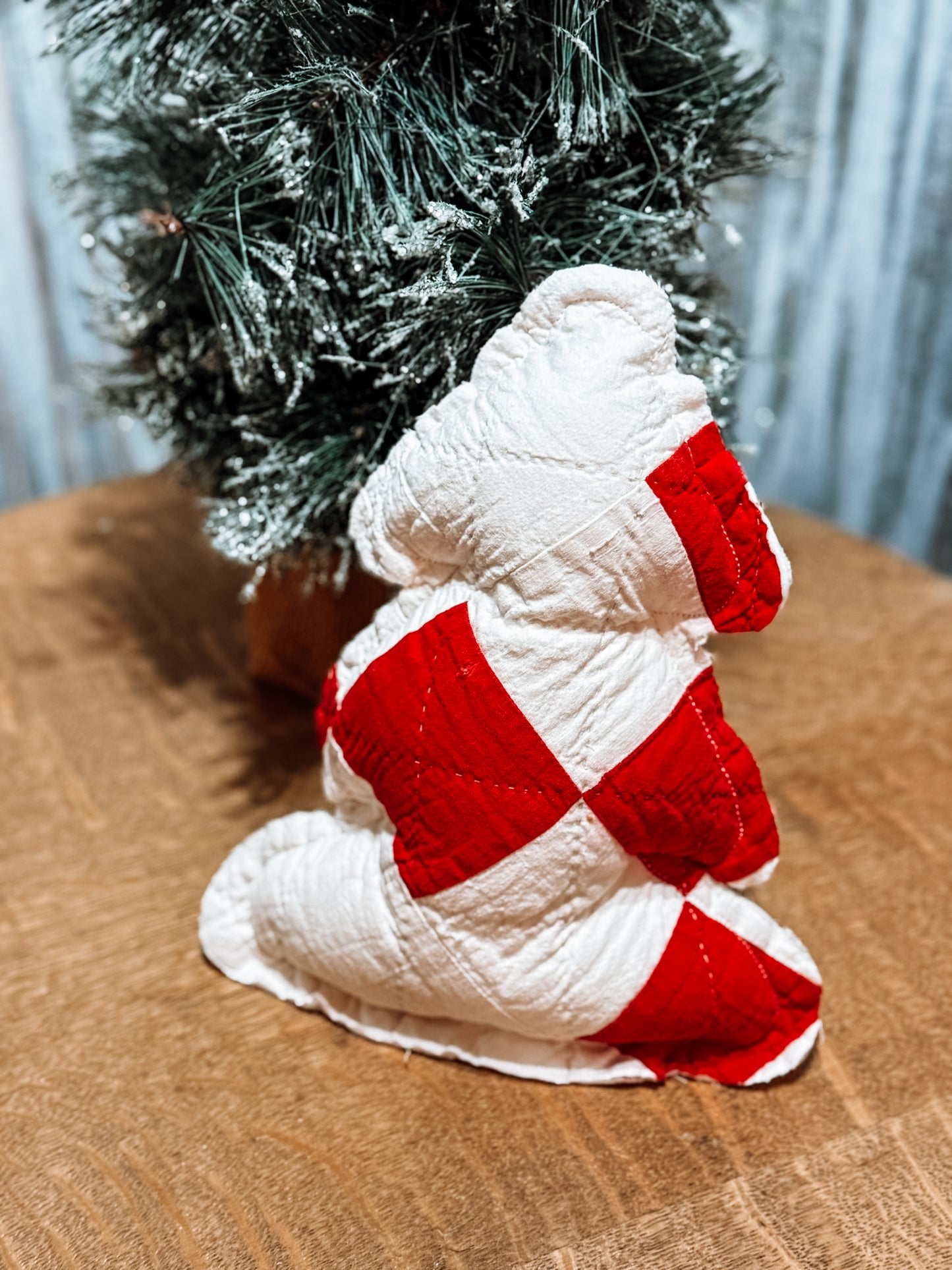 Upcycled Quilt Christmas Tree Decor