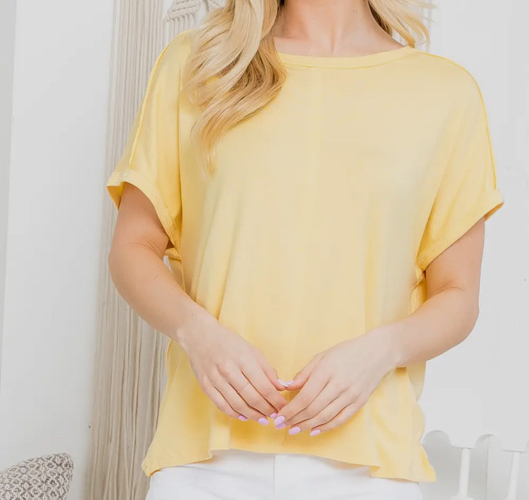 Banana Reverse Seam Top