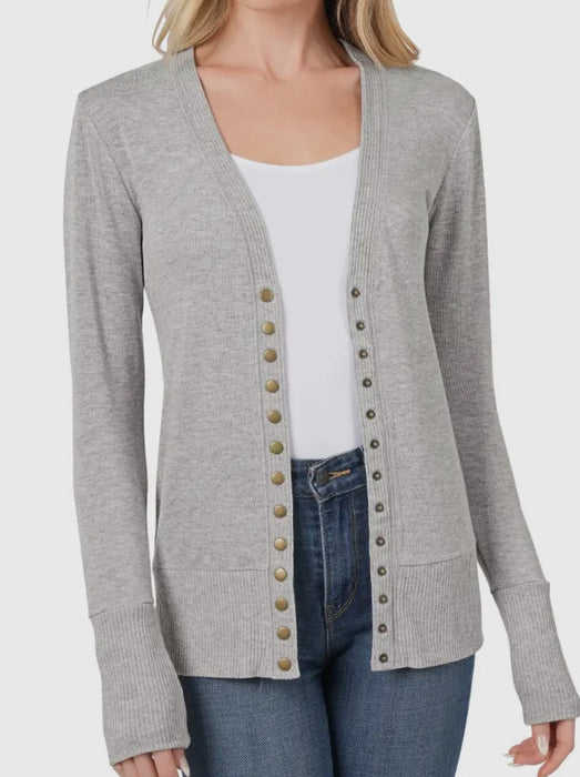 Snap Button Cardigan