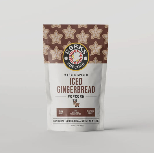 Iced Gingerbread Popcorn