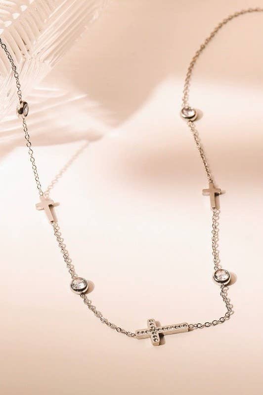 Simple Cross Necklace