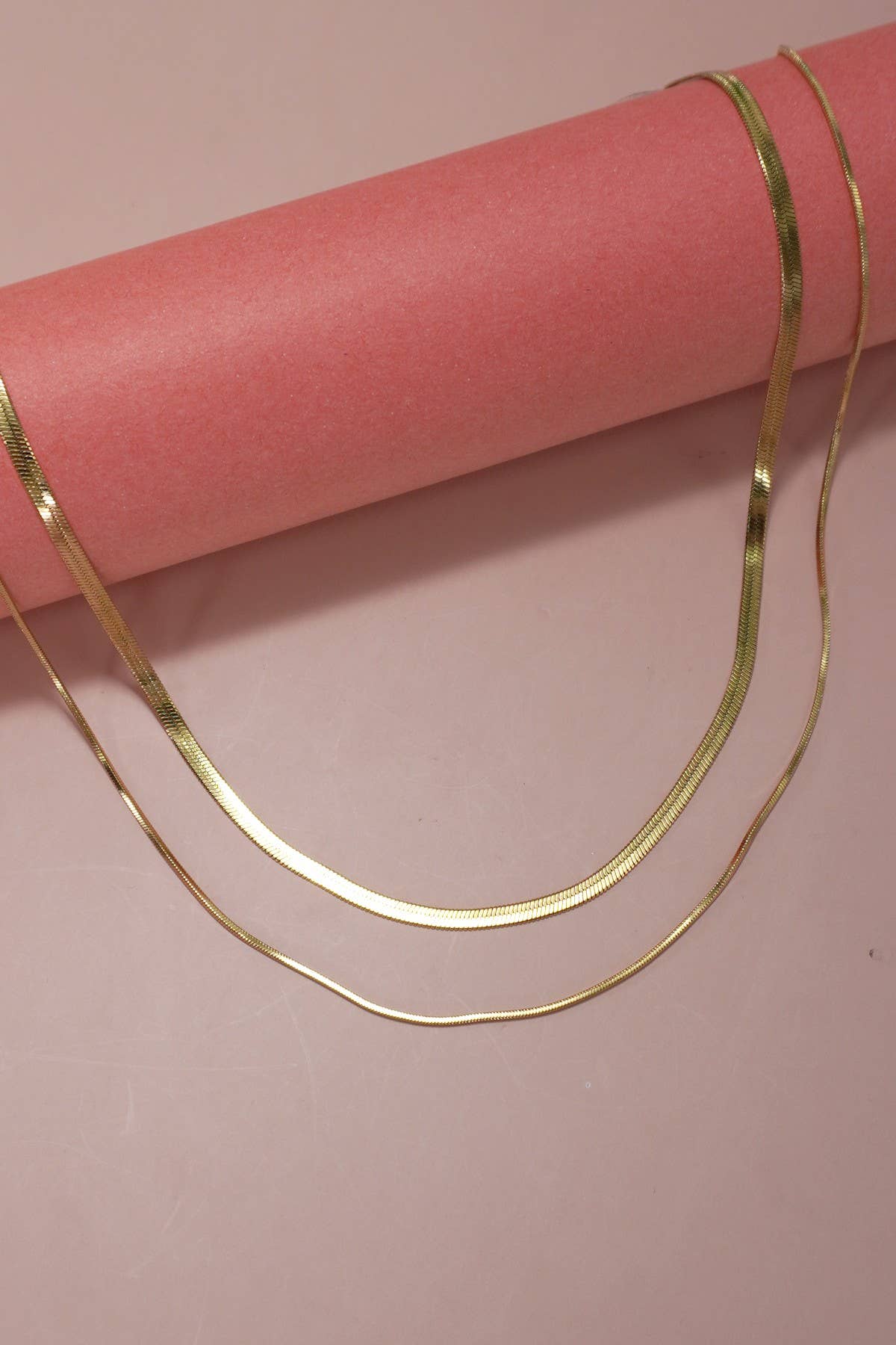 STAINLESS STEEL TARNISH FREE  MULTI LAYER NECKLACE