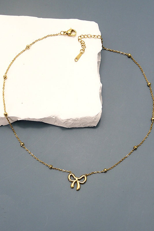 Bow Necklace