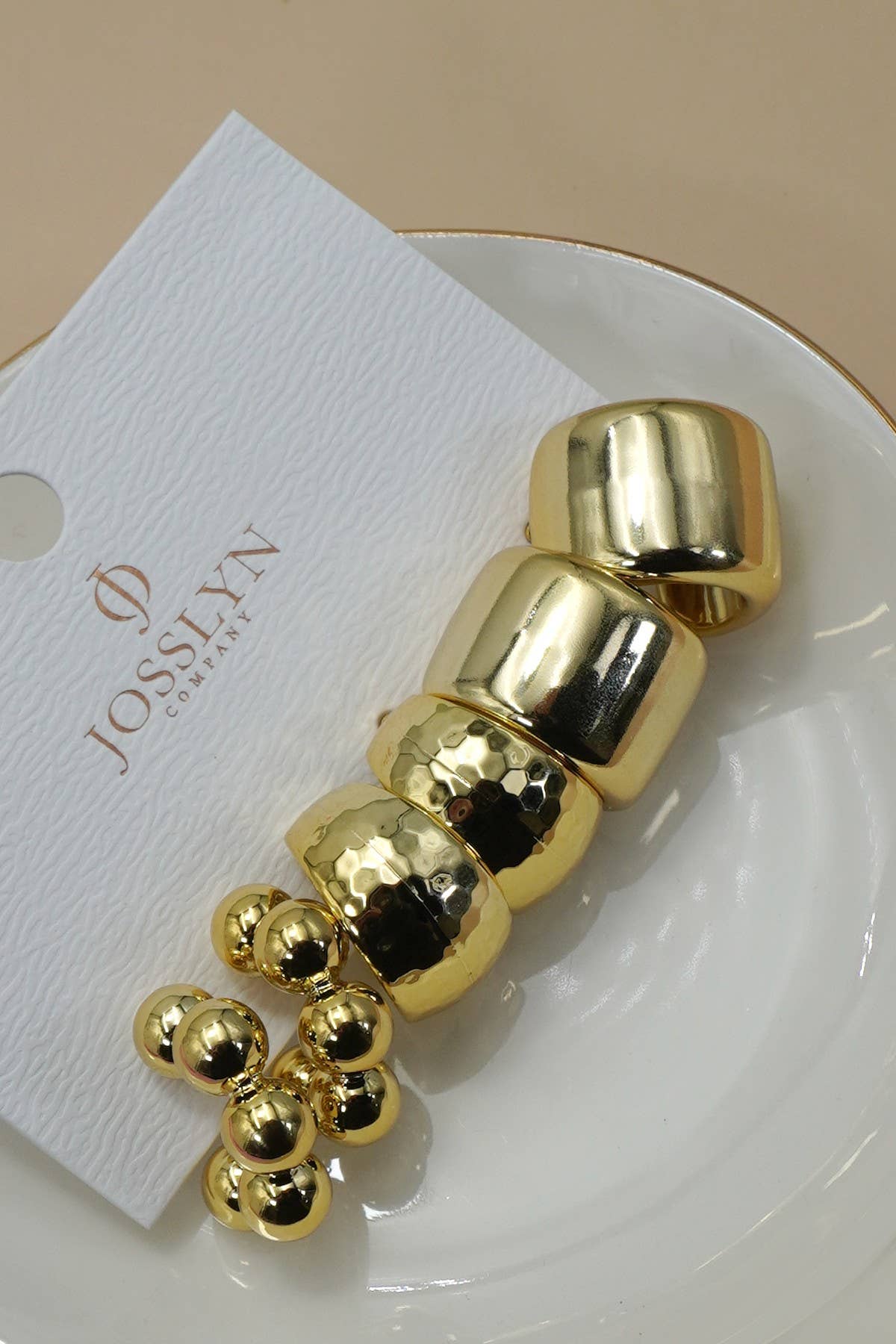 MULTI CLASSIC TRIO HOOP STUD EARRINGS
