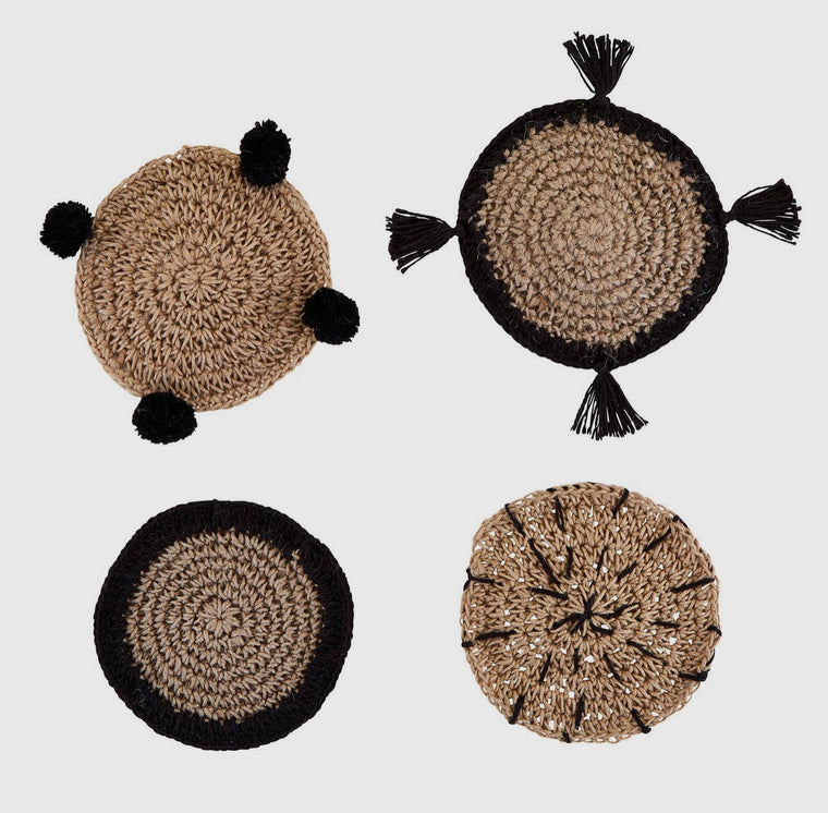 Set of 4 Seagrass Coasters